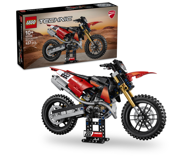 LEGO TECHNIC 42238 Motocykl Ducati Desmo450 MX Factory - 1547399 - zdjęcie 2